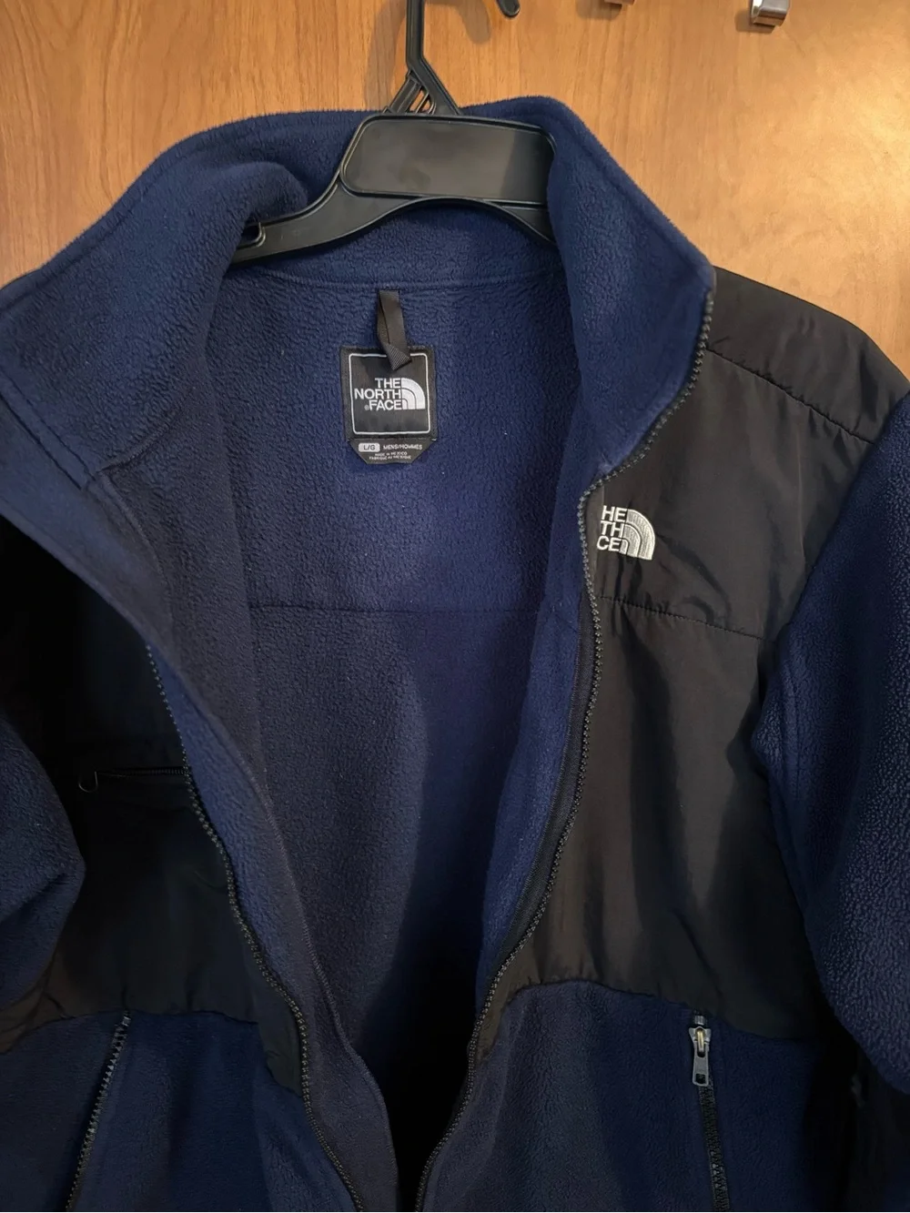 The North Face Navy and Black Lightweight Fleece Jacket
